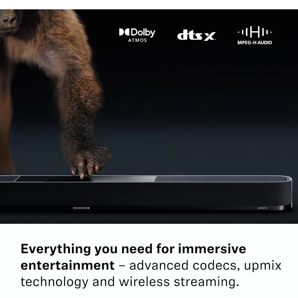 Sennheiser Sennheiser Ambeo Plus Soundbar 3D Audio Experience Sound Bar 7.1.4 Home Theater System