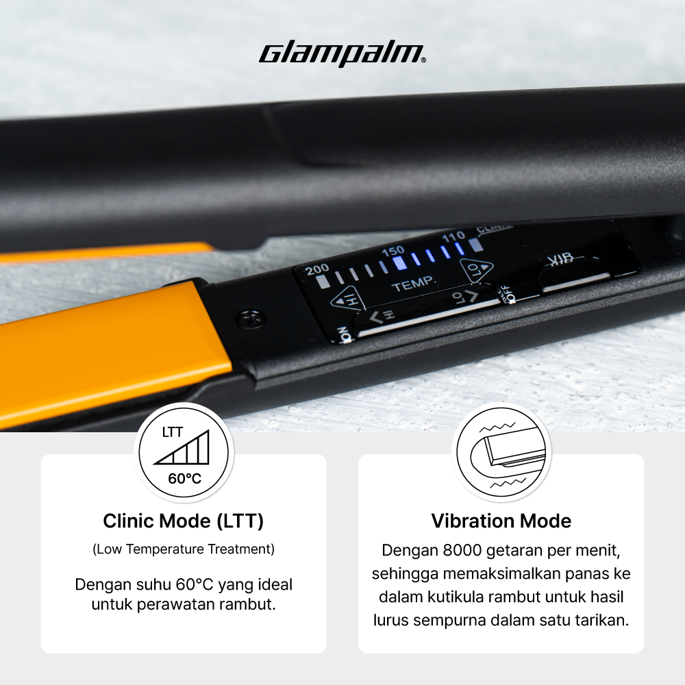 Glampalm Vibrate Hair Straightener 3