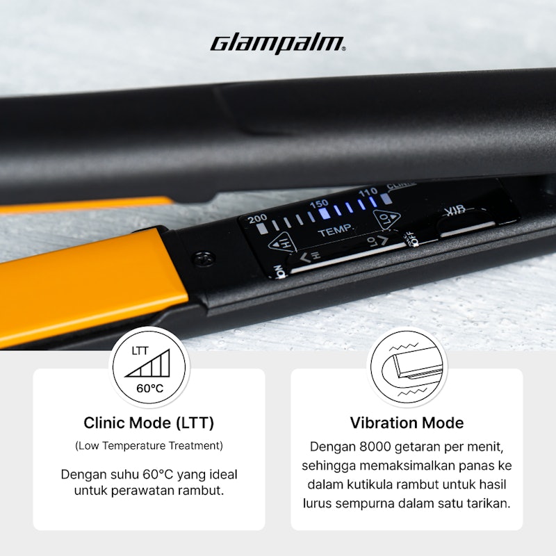Glampalm Vibrate Hair Straightener 3