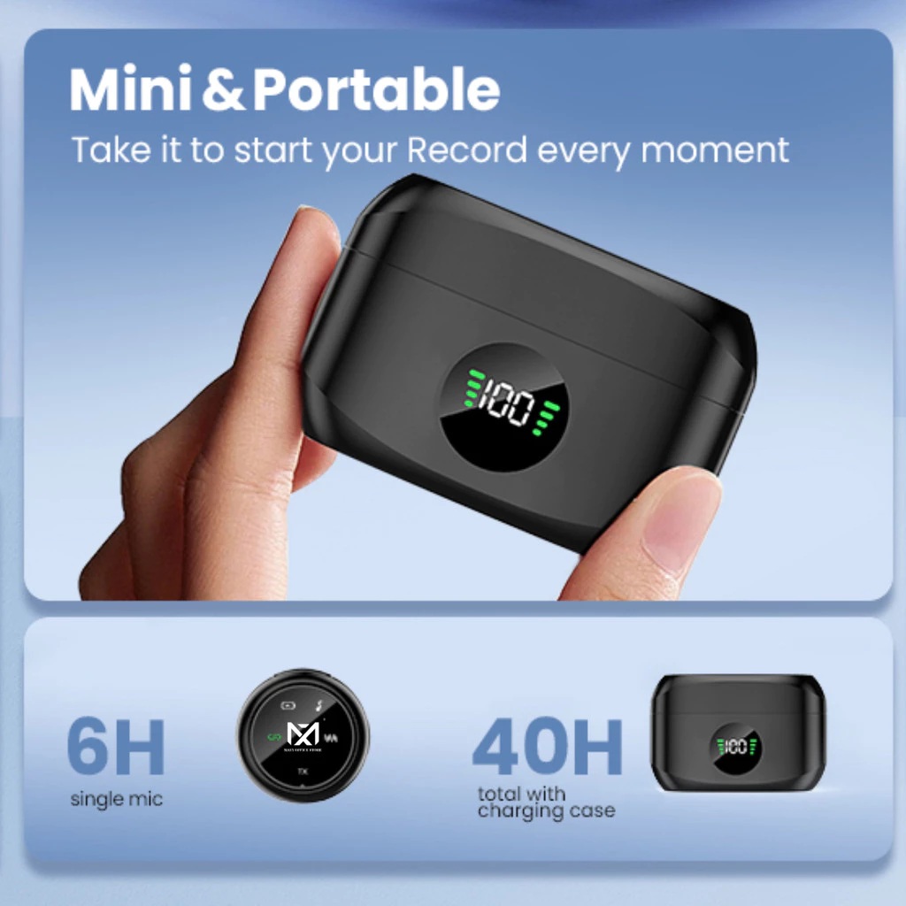  Mayy K31 Wirelles Microphone 2-In-1