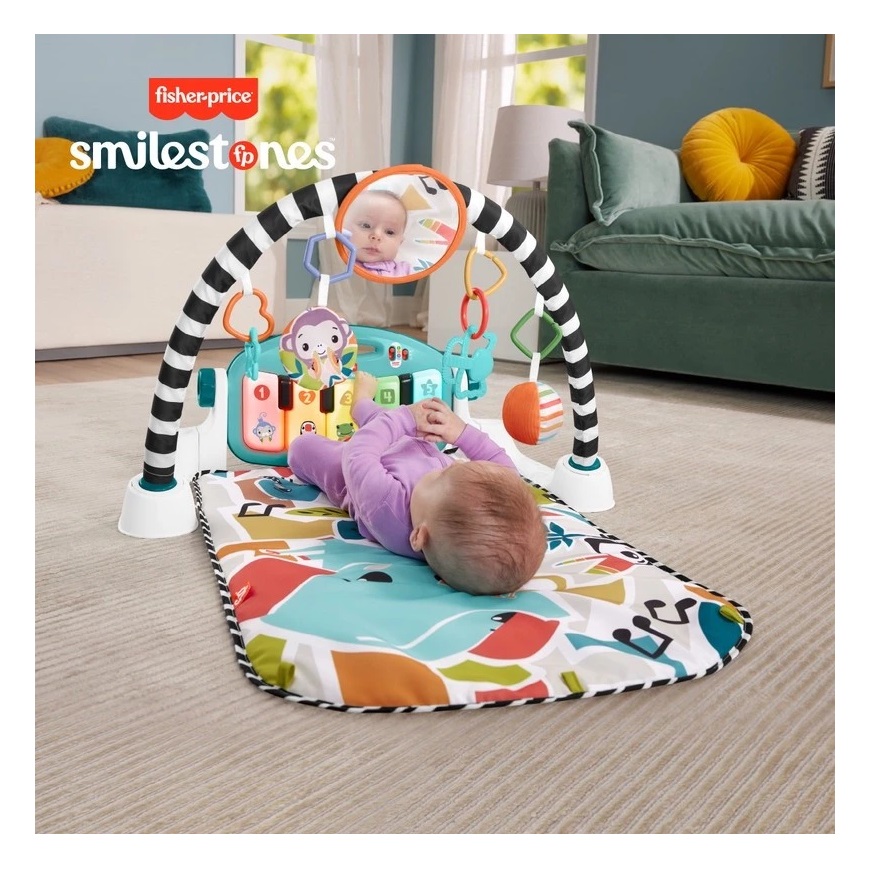 Fisher-Price Glow and Grow Kick & Play Piano Baby Gym 3
