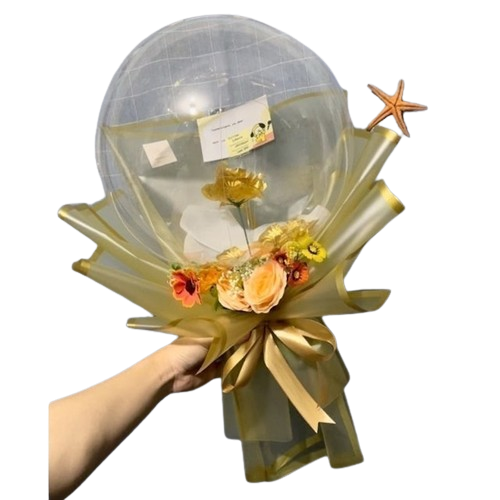 Bouquet Balloon + Flowers 1