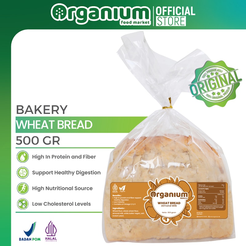 Organium Wheat Bread Almond Milk 4