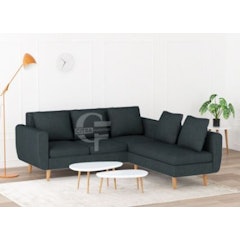Sofa Sudut Minimalis L Putus Retro