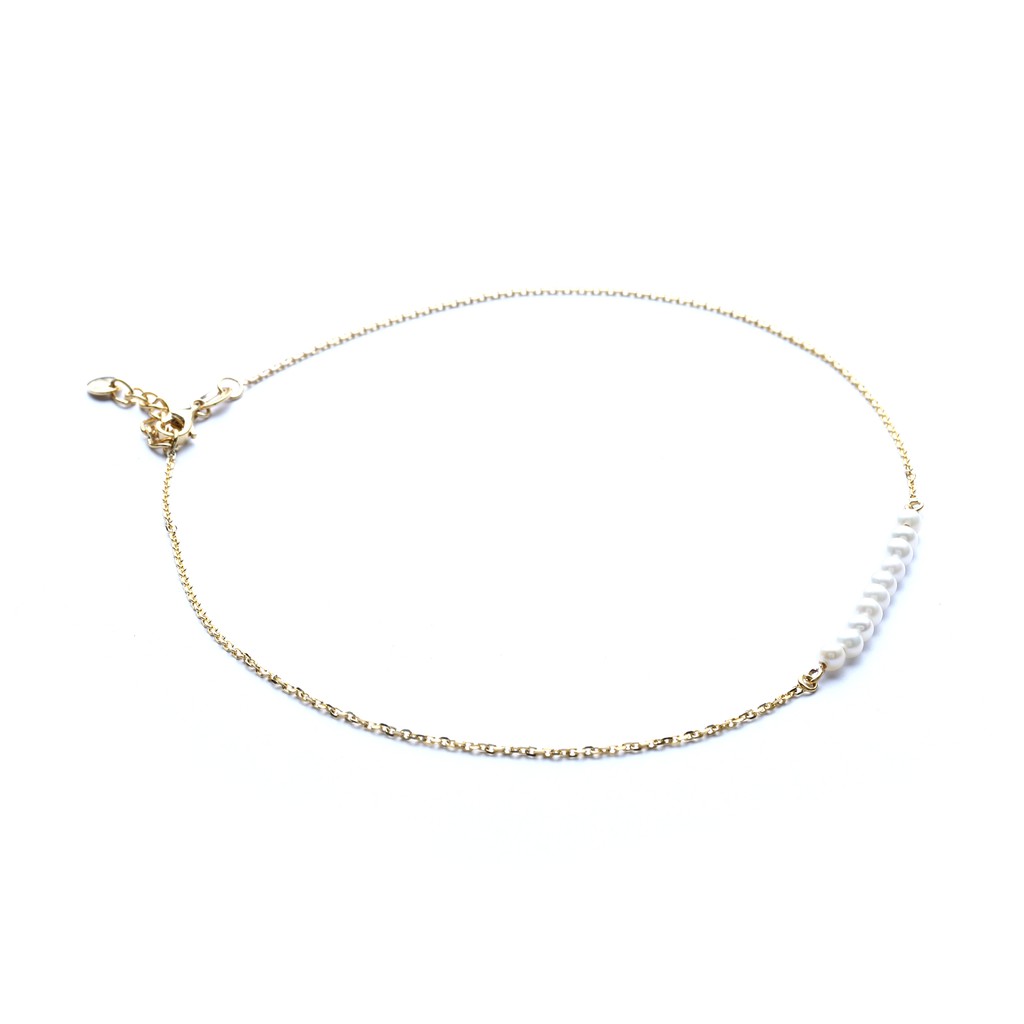 Jennifer Pearl Gold Anklet