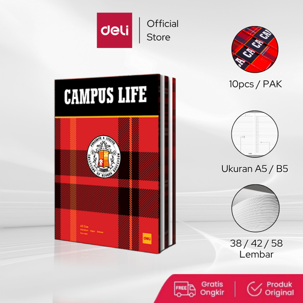 Deli Buku Tulis Campus Life 2