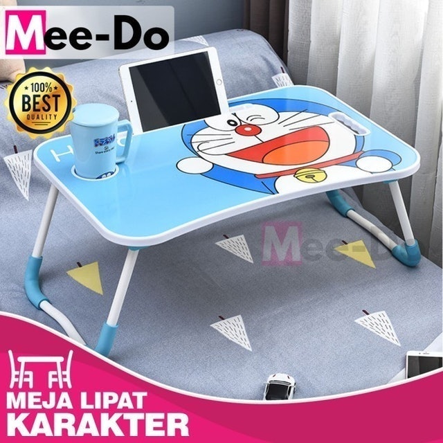 Mee-Do Meja Lipat Laptop Belajar Anak Folding Table Karakter