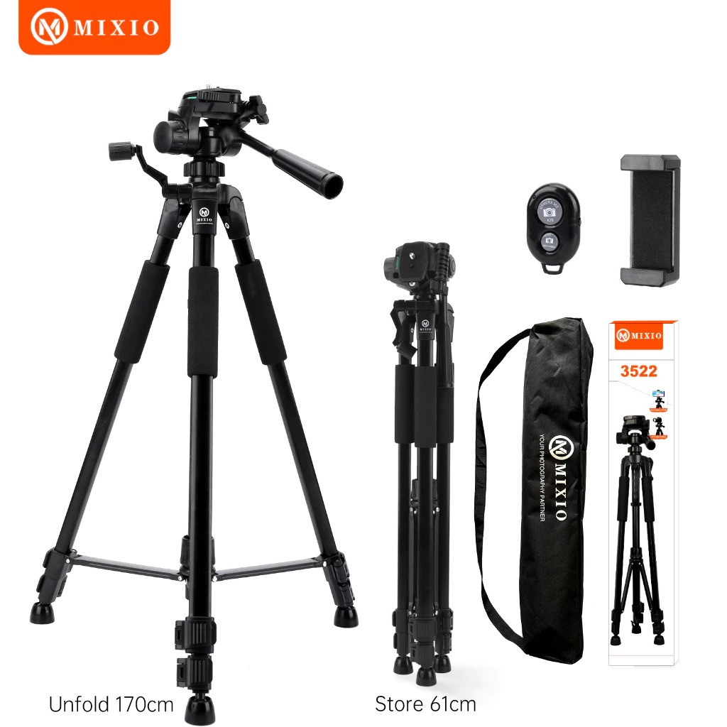 MIXIO Tripod Bluetooth Profesional  3522