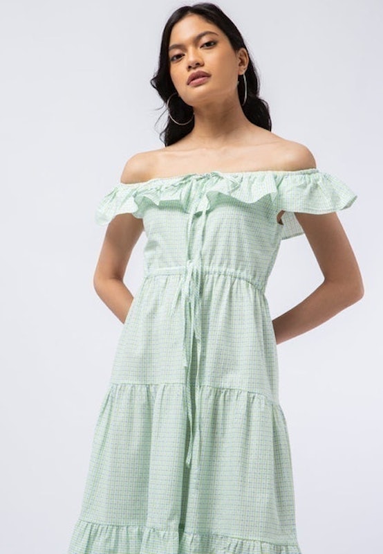 Cold Shoulder Maxi Dress 4