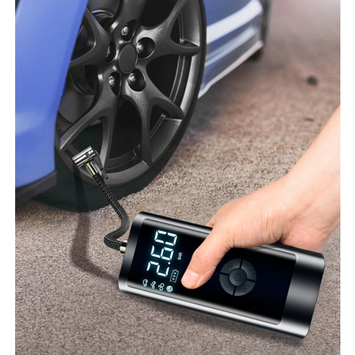  EAFC Pompa Angin Elektrik LCD Display Inflator Portable 4000 mAh PR-F1901