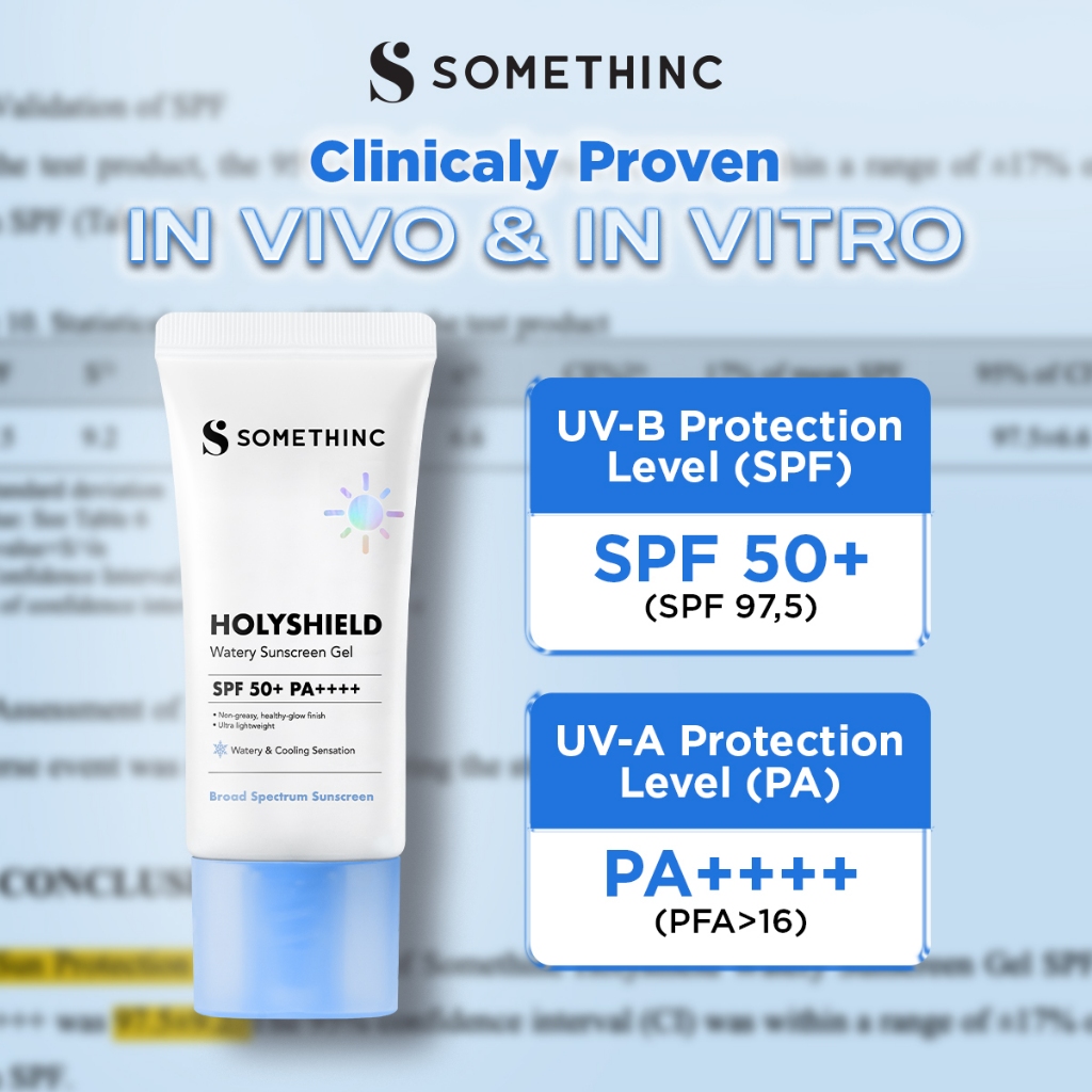 SOMETHINC Holyshield Watery Sunscreen Gel