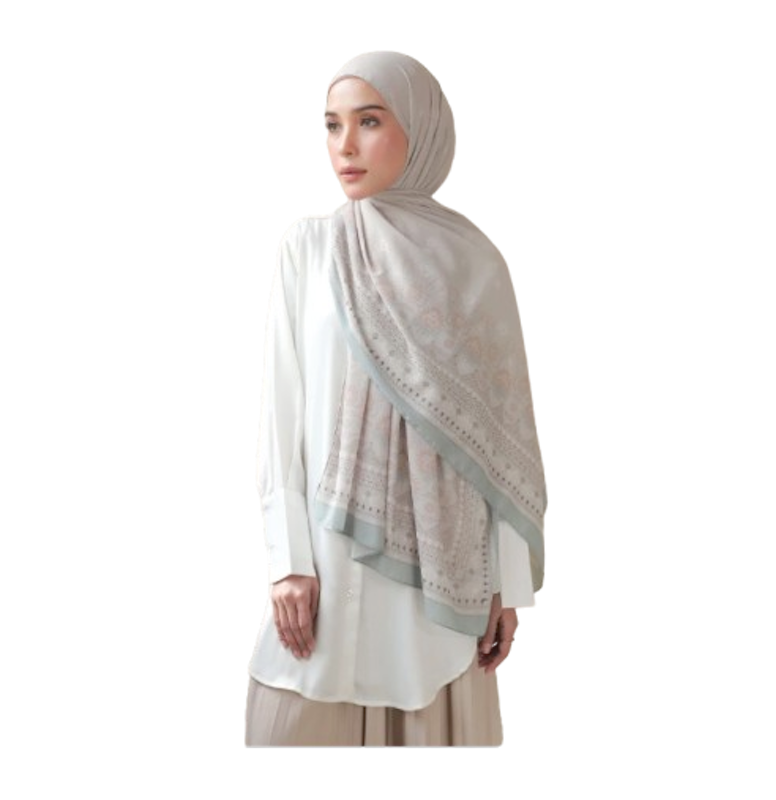 Diario x Hamidah Pashmina Premium Mouna Series 1