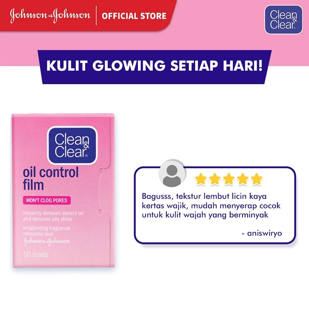 Johnson & Johnson Clean & Clear® Oil Control Film Pink 