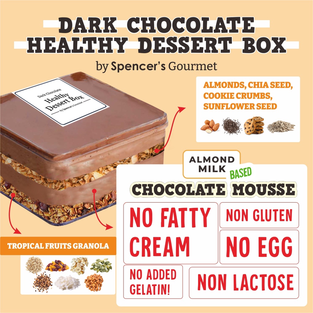Spencer's Dark Chocolate - Healthy Dessert Box