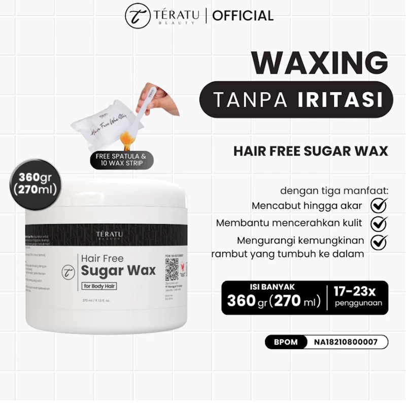 Tératu Beauty Hair Free Sugar Wax