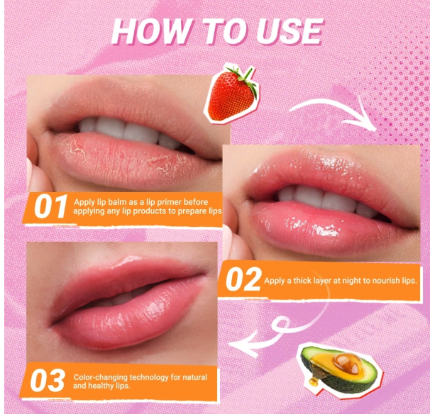 Hebe Beauty Style DAZZLE ME Fruit Justice Lip Balm AvoK.O