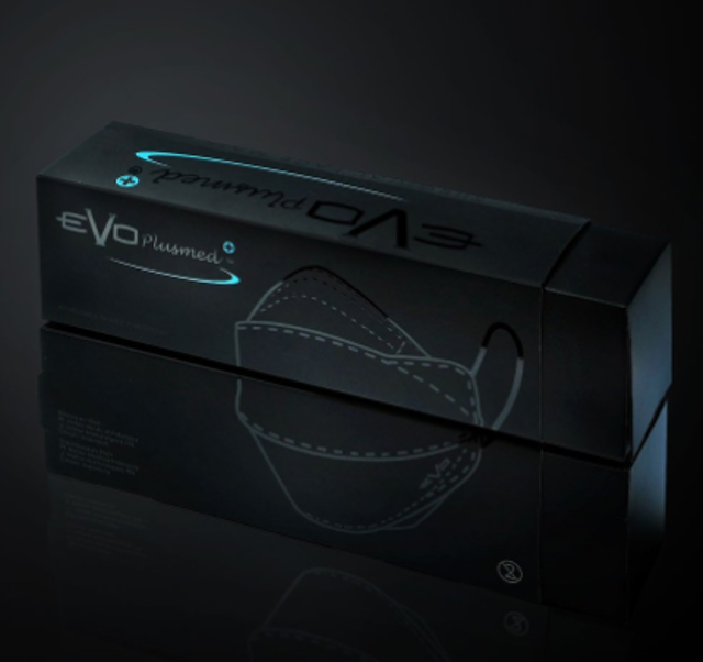 Evo Plusmed 4D Full Black  20 Pcs