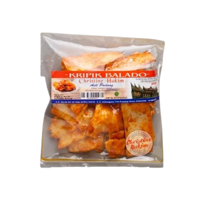 Christine Hakim Keripik Singkong Panjang Balado 250g 1