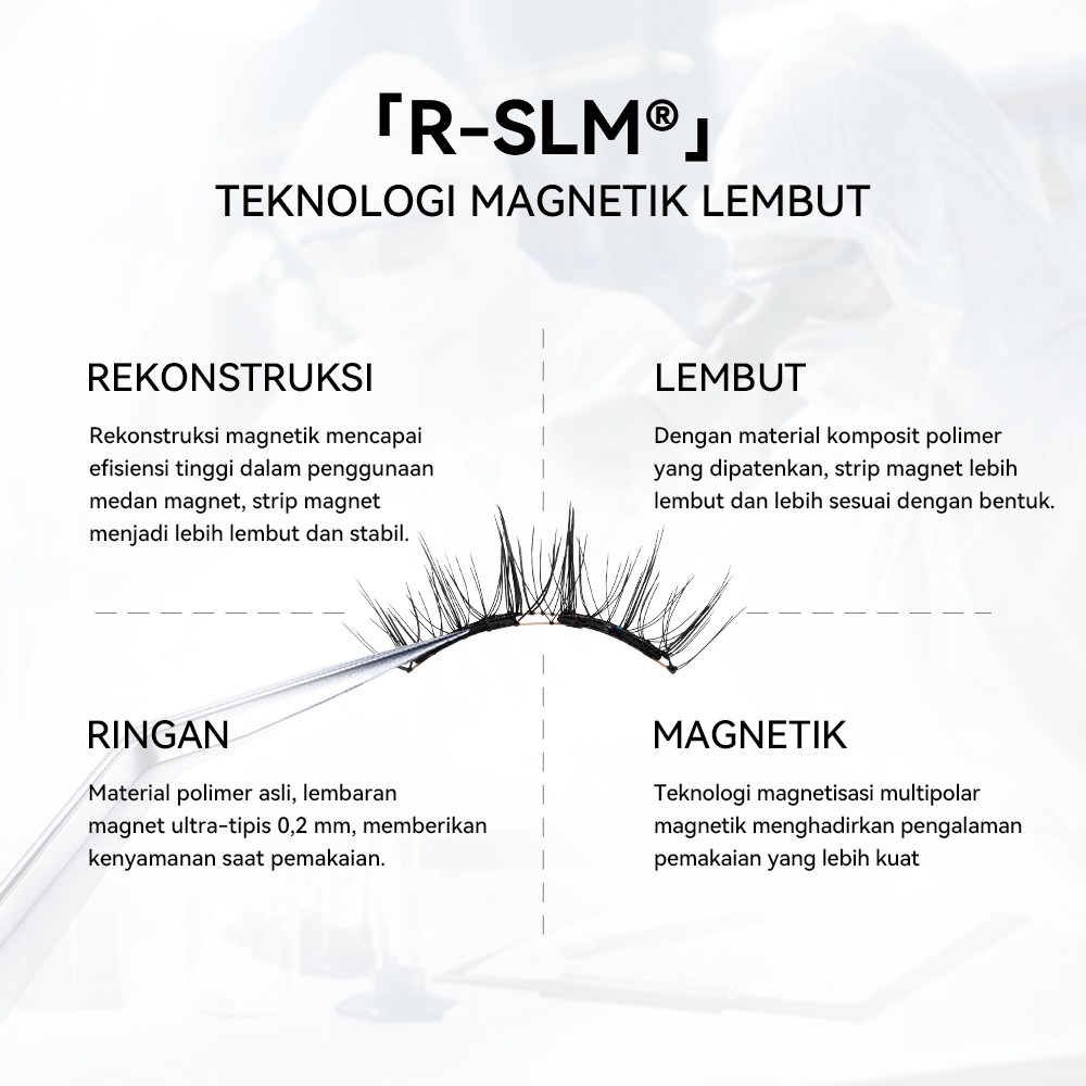 WOSADO WOSADO Soft Magnetic Eyelashes Chiffon Black