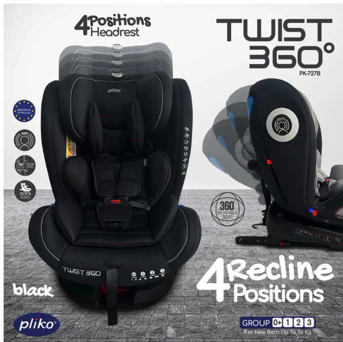 Pliko Pliko Twist 360° Car Seat PK-272B