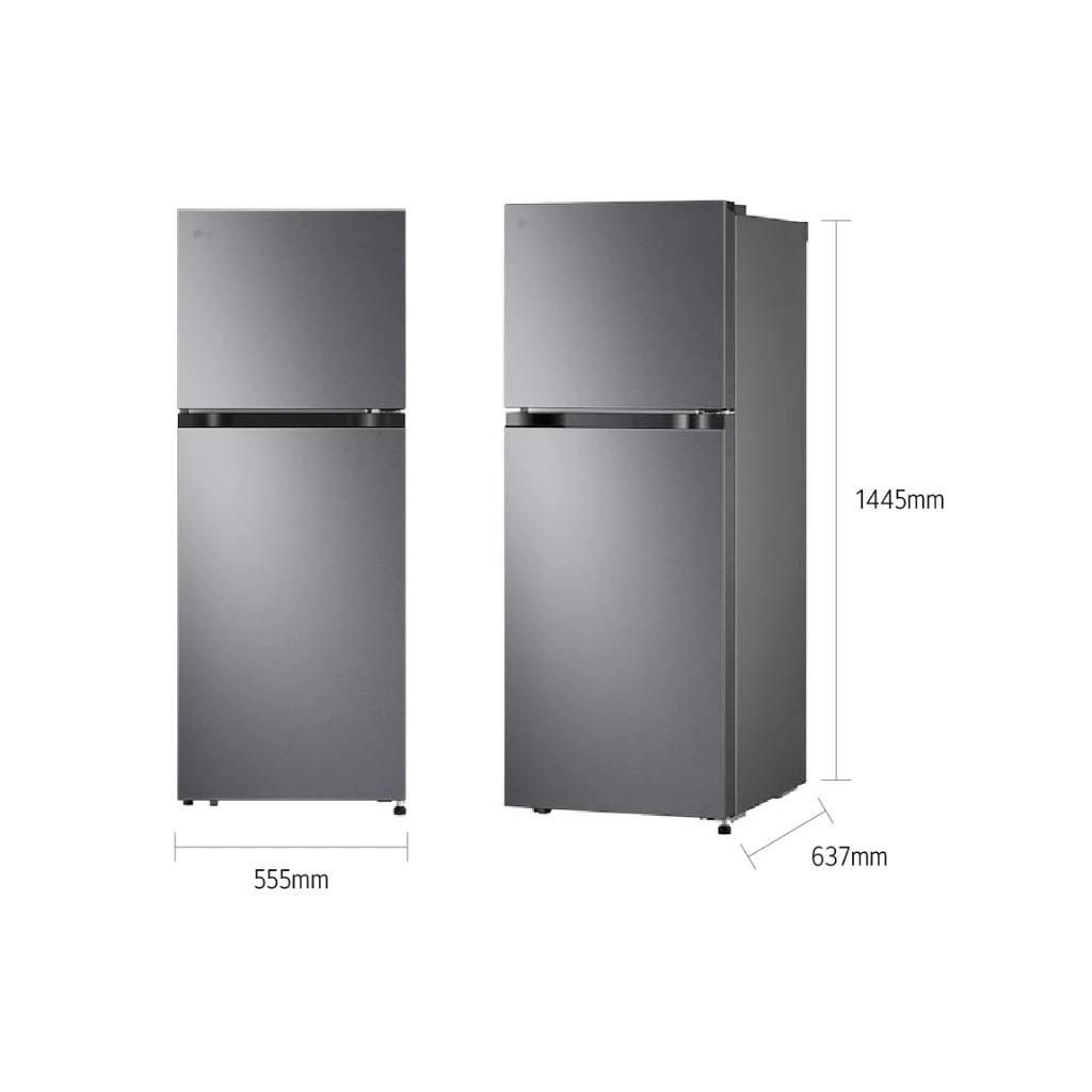 LG Kulkas 2 Pintu Inverter Compressor 235L / 217L GN-B212PLNF