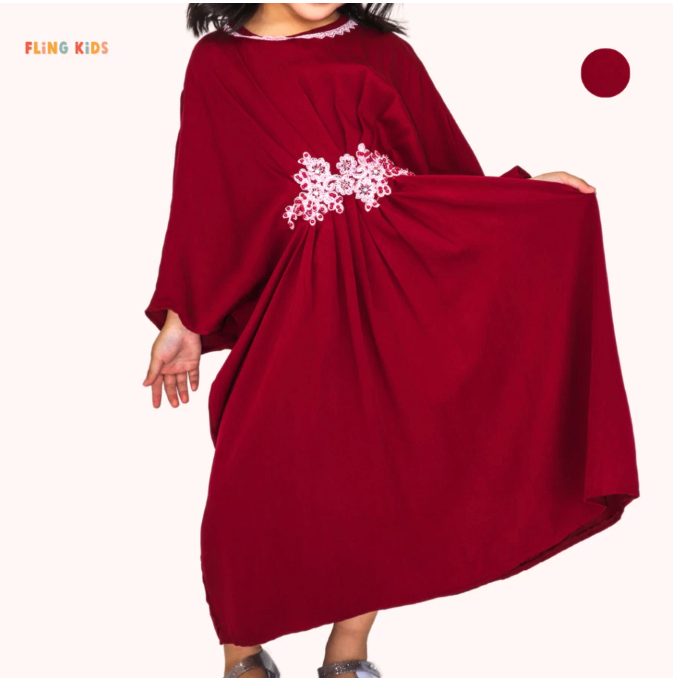  Fling Kids Qalesya Kaftan Anak  FL-F0005