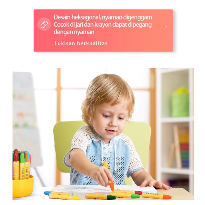 Deli Group Deli Oil Pastel Kotak Barrell