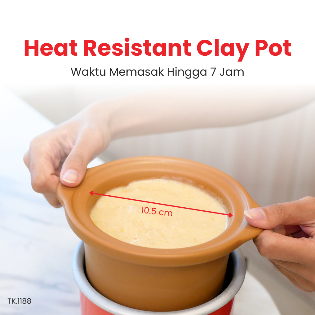 Midom Industries Takahi Premium Series Electric Crockery Pot 0.7 Liter 1188