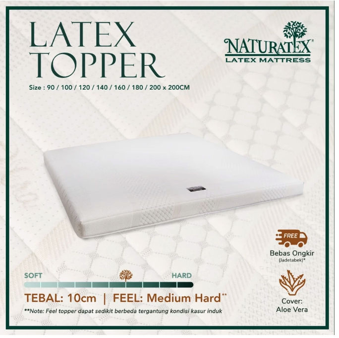 Naturatex Latex Topper 180 x 200 4