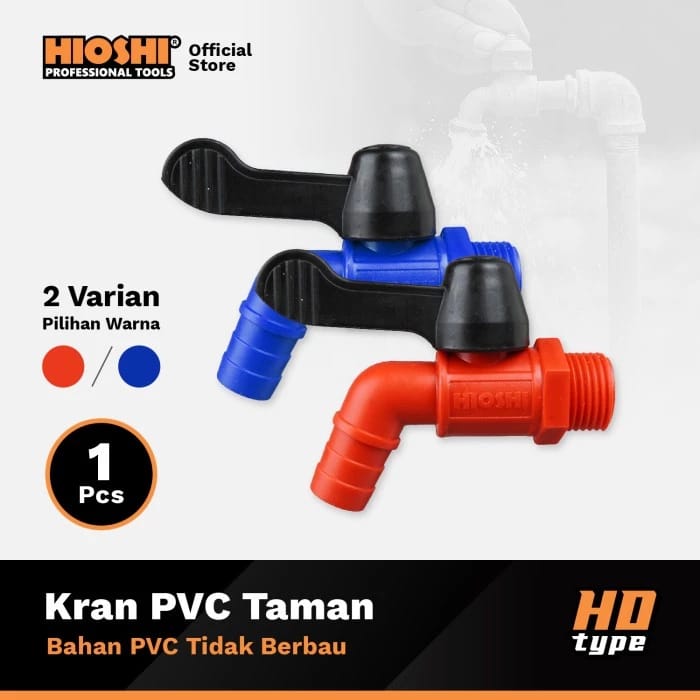 Hioshi Sanitary Hioshi Kran PVC Taman 3/4"