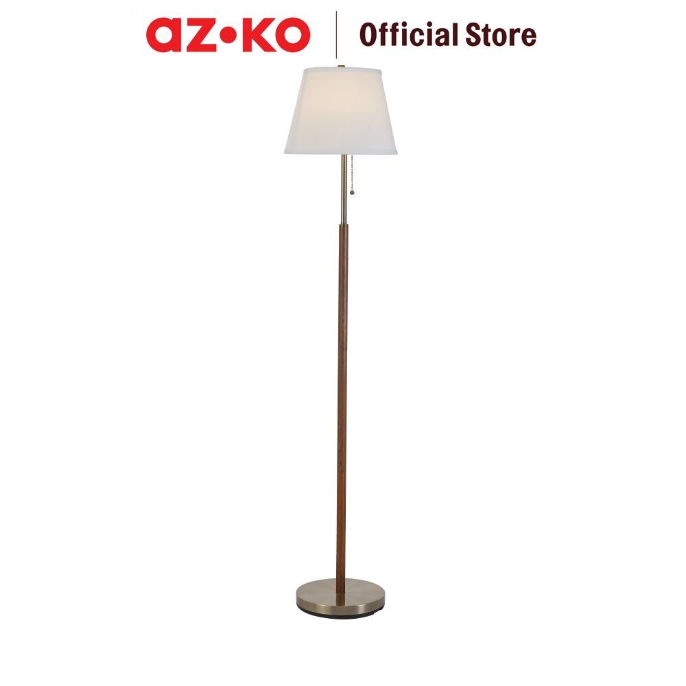 Aspirasi Hidup Indonesia AZKO Eglare Set 3 Pcs Lustre Lampu Meja & Lampu Lantai Brass