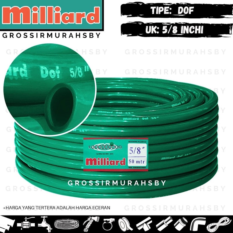 Milliard Selang Air Dof 5/8 Inci 5