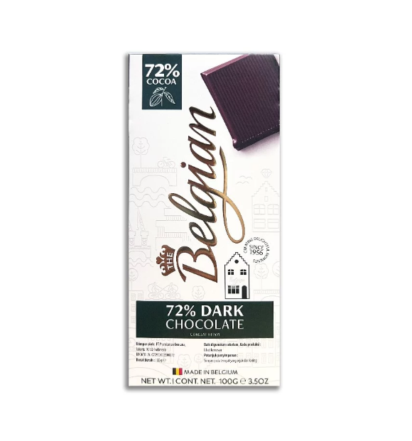 The Belgian 72% Dark Chocolate 