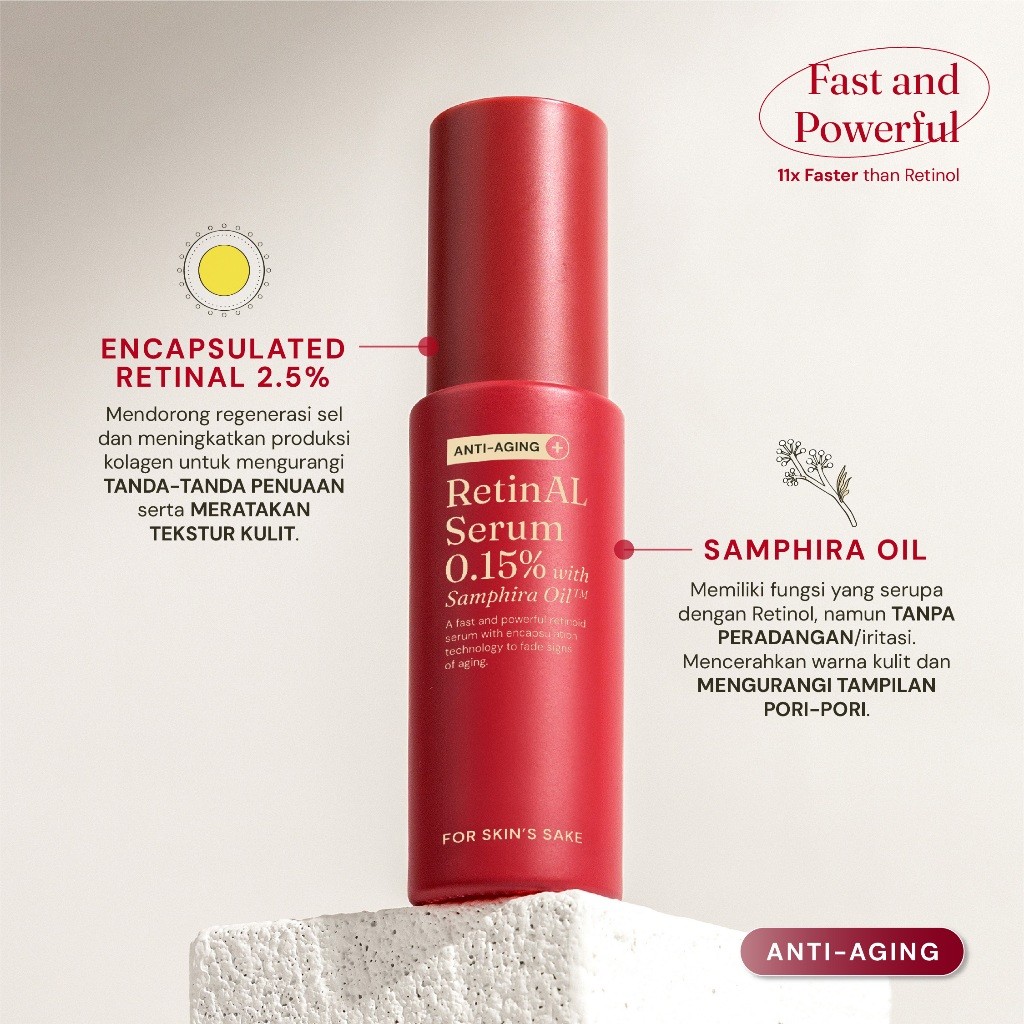 Pillar Brite Care For Skin's Sake RetinAL Serum 0,15% with Samphira Oil