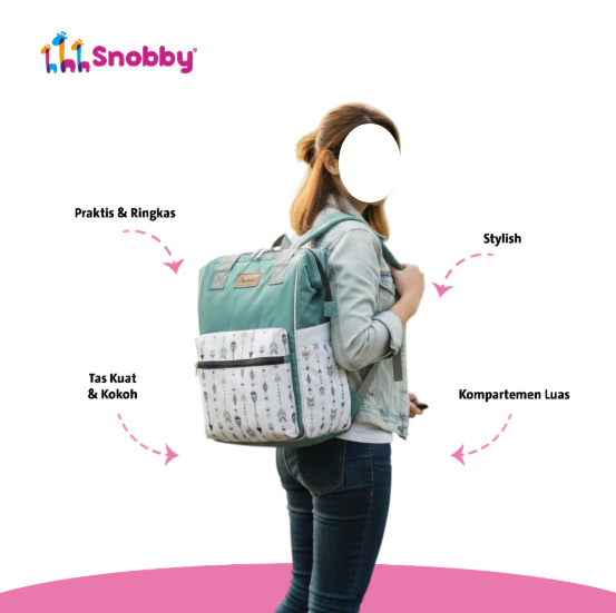 Snobby Flechi Diaper Bag Saku Print 4