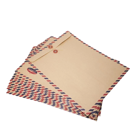 Air Mail Par Avion Amplop Cokelat 312 1