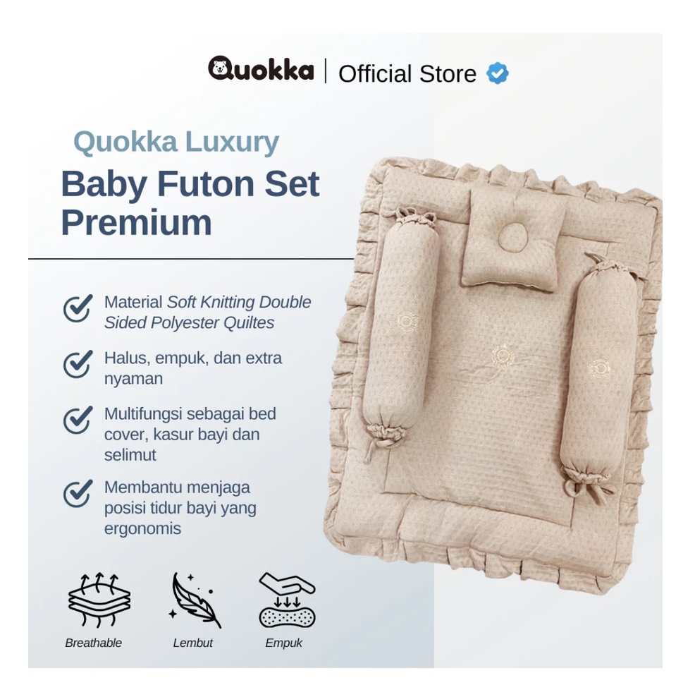  Quokka Luxury Baby Futon Set Hypoallergenic Soft