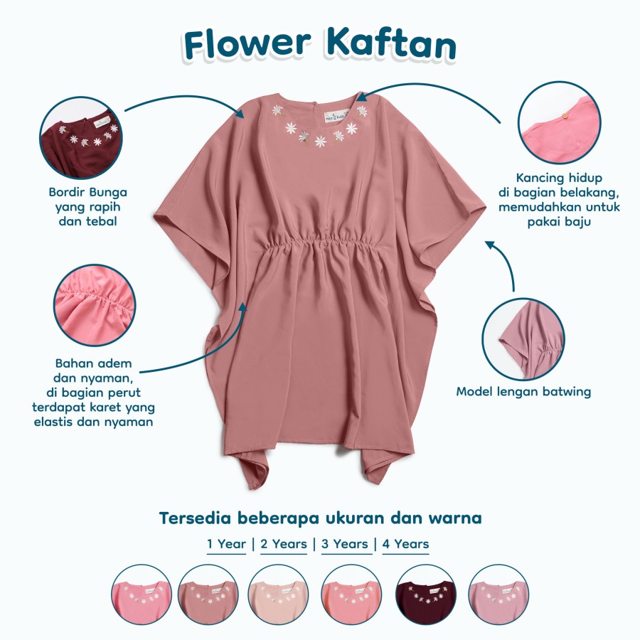 Nice Kids Flower Kaftan