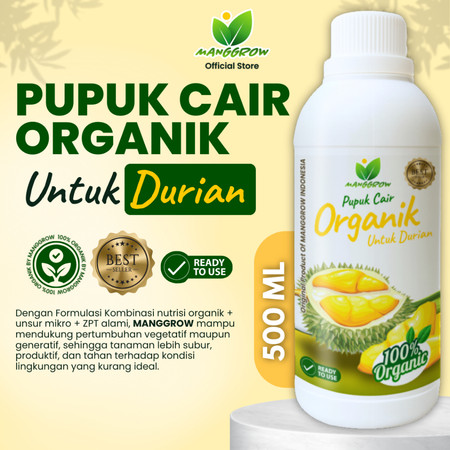 Manggrow Manggrow Pupuk Organik Cair Durian 500 ml 