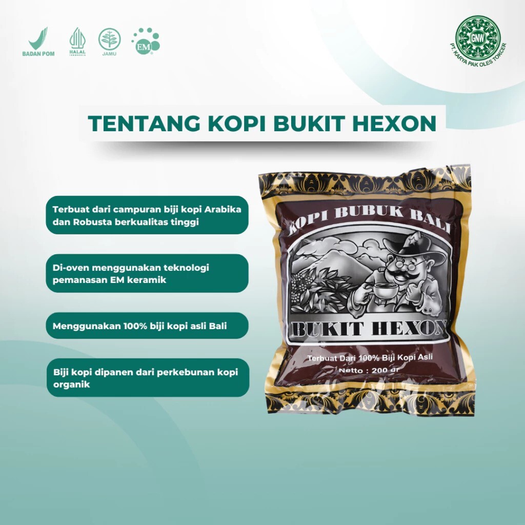  Kopi Bubuk Bali Bukit Hexon
