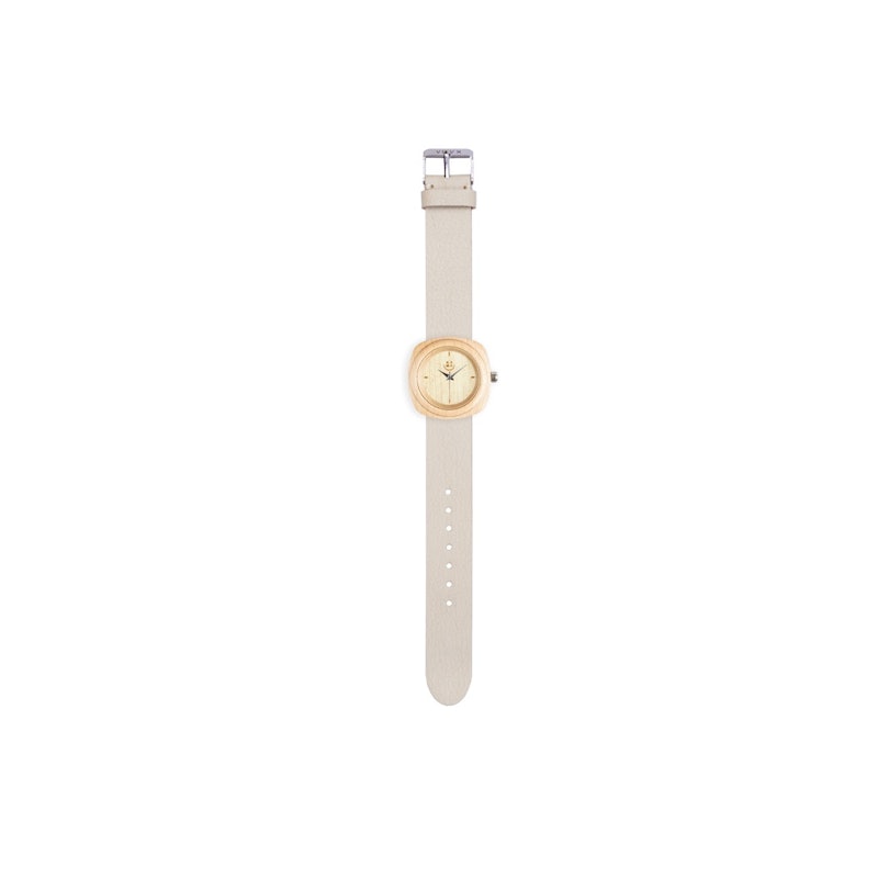 Jam Tangan Kayu Maple Dial Putih 2.0 4