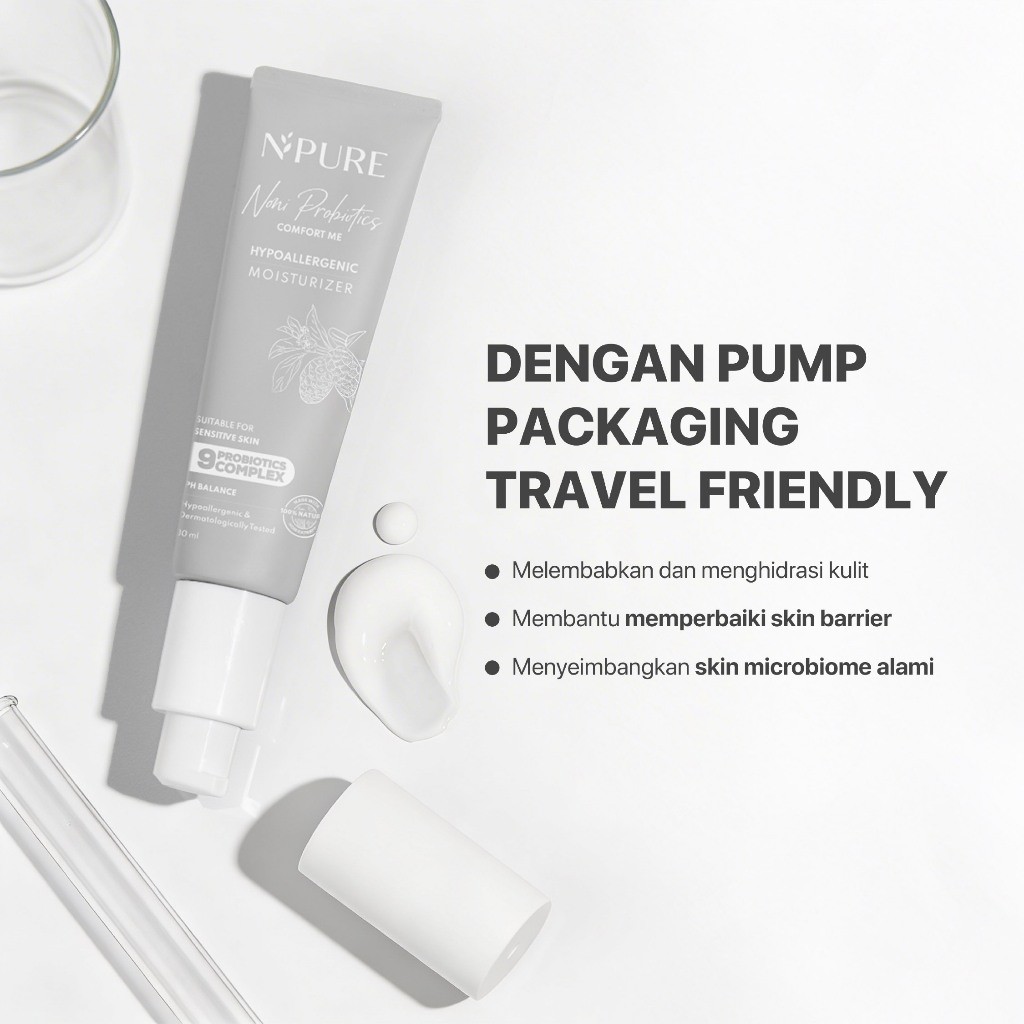 Penta Natural Kosmetindo N'PURE Noni Probiotics Comfort Me Hypoallergenic Moisturizer