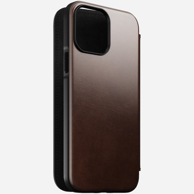 Nomad Goods Modern Leather Folio iPhone 13 Series