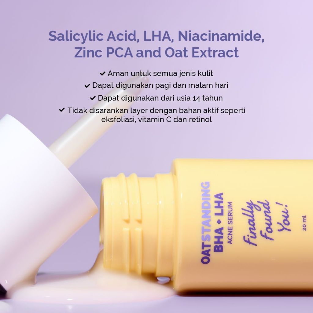 Finally Found You! Finally Found You! OATSTANDING BHA + LHA Acne Serum