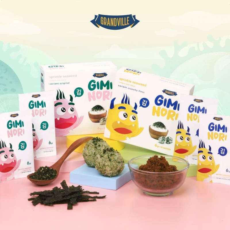 Grandville Food Indonesia Grandville Gimi Nori Rumput Laut Tabur Original