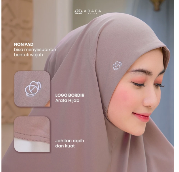 Arafa Berkah Indonesia Arafa Hijab Khimar Livia