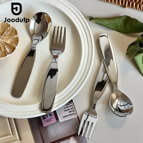  JOODUTP Sendok Stainless Pegangan Pendek