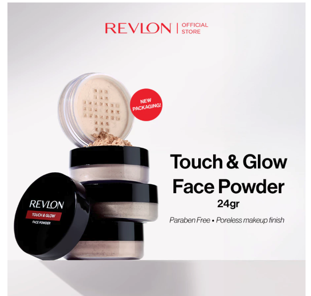  Tempo Scan Pacific Revlon Touch & Glow Face Powder Creamy Ivory