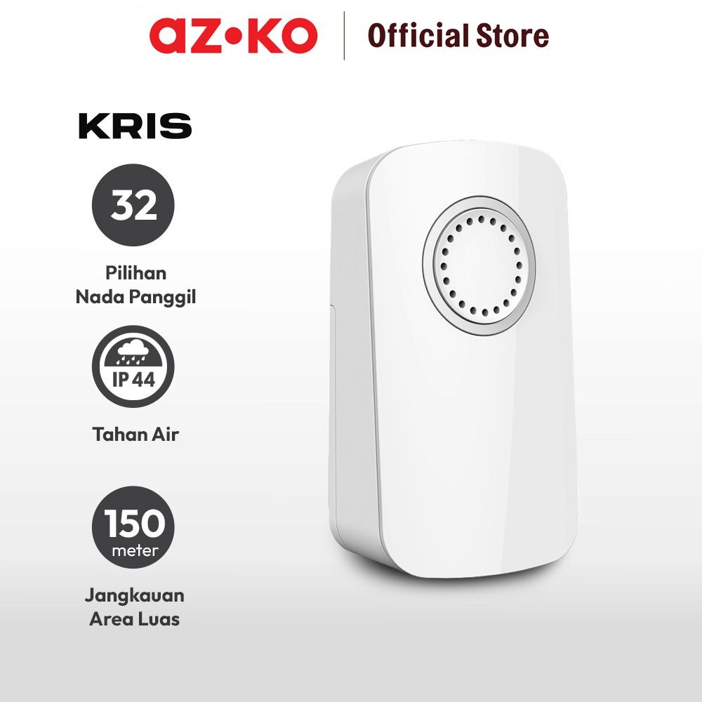 Aspirasi Hidup Indonesia AZKO Krisbow Wireless Doorbell 536