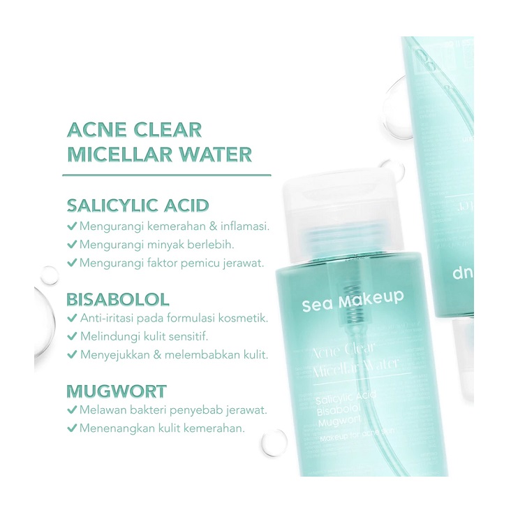 Sea Beauty Indonesia Sea Makeup Acne Clear Micellar Water